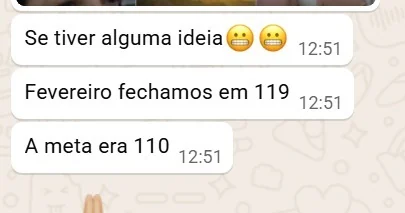 Print de depoimento: Carol Barreto, faturamento de R$100 mil