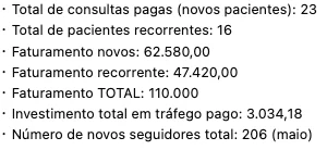 Print de depoimento: Yasmim Rodrigues, faturamento de R$100 mil